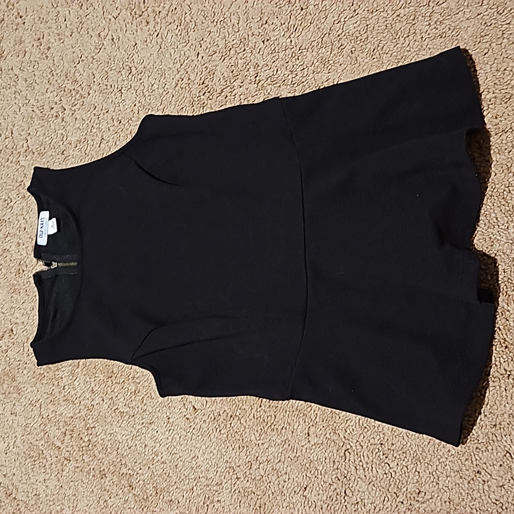 Peplum ribbed top